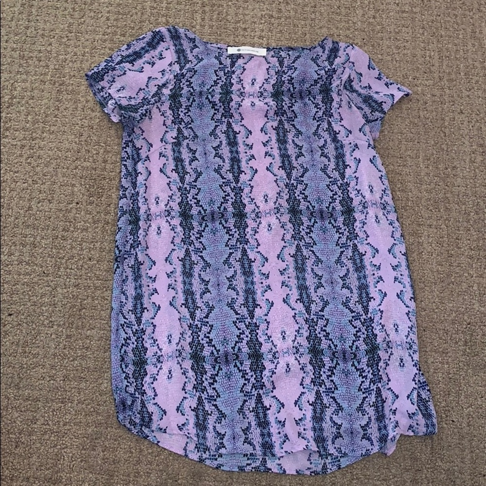 Snakeskin Shift Dress